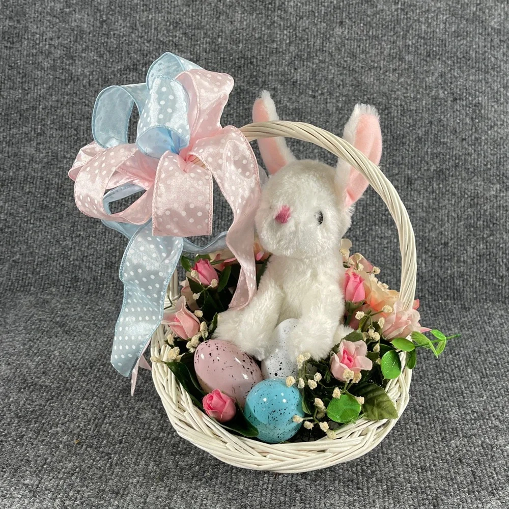 * Easter Flower Arrangement In Basket